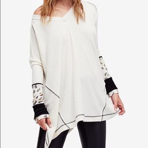 Womens free people oversized top